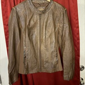 Sebby Brown Leather Jacket